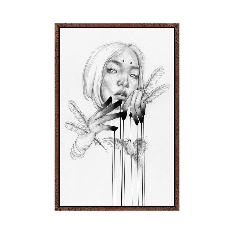 Cage 1 Piece Wall Art on Canvas, 66.04 cm H x 45.72 cm W x 4.445 cm D, Classic Wood Floater Framed