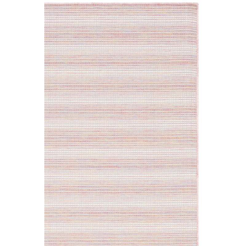 Tapis d'intérieur / extérieur tissé à la machine Adelin, Carré 6 pi 5 po