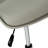 Gray Leather Look Gray Metal Juvenile Office Chair, Adjustable Height, Swivel, Ergonomic, Computer Desk Work, Contemporary Modern-1233815474