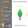 7 Watt Equivalent C7 E12/Candelabra LED Bulb