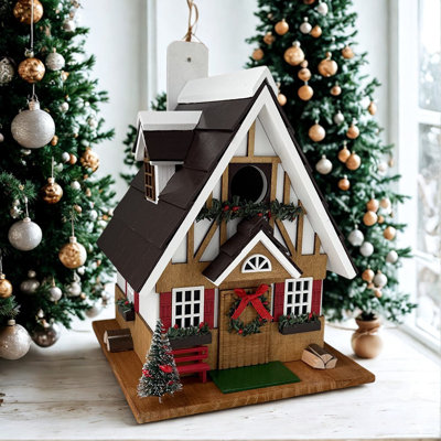 The Merry Tudor Cottage Birdhouse