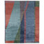 Avalon Silk Abstract Area Rug in Blue/Green/Red