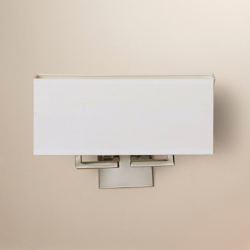 Kenalee Steel Armed Sconce, Chrome