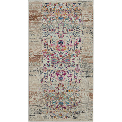 Tapis ivoire / orange Lowndes