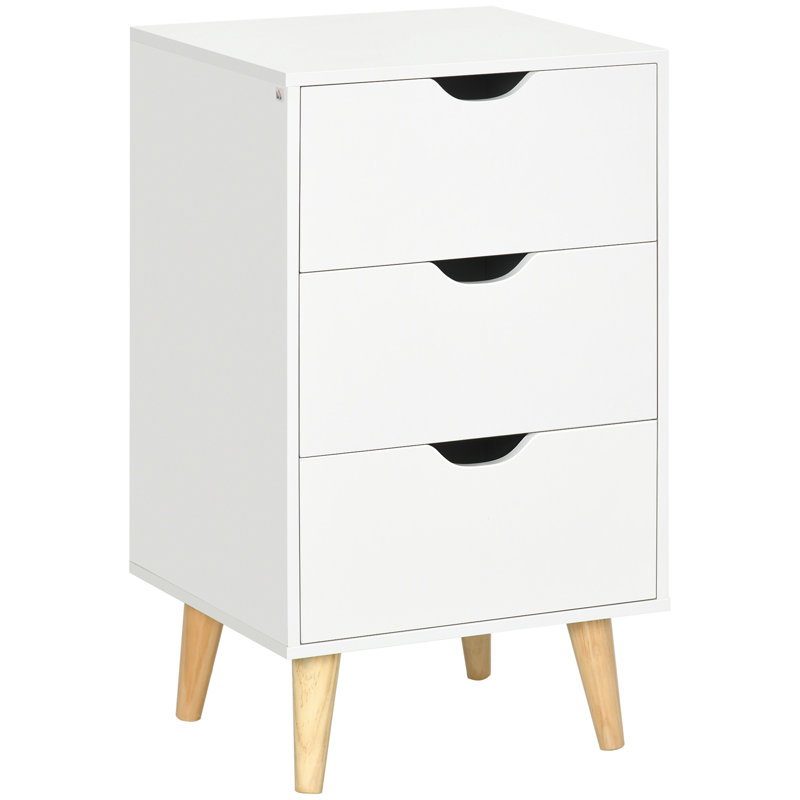 Marilee 40cm W Particle Board Bedside Table