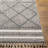 Anfaniola Geometric Machine Woven Area Rug in Gray/Black-253529877