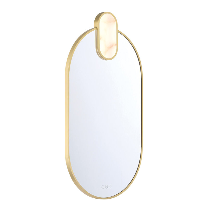 Miroir Mrissa, 21 po x 39 po, or