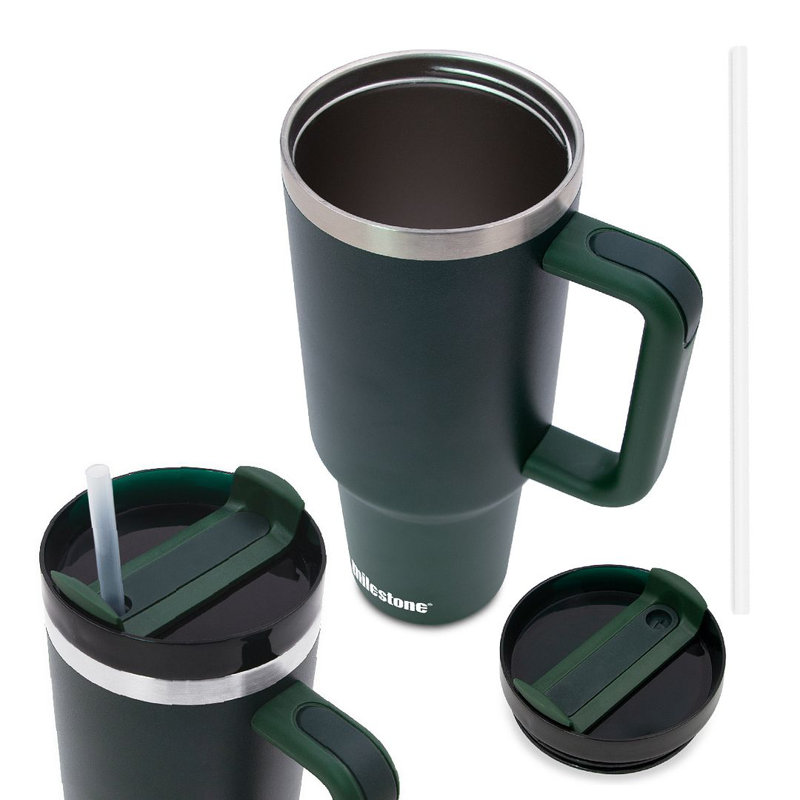 Milestone 1200ml Double Wall Insulated Stainless Steel, Green