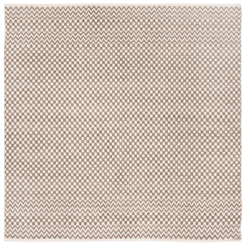 Tapis en coton Alpizar, Carré 6 pi