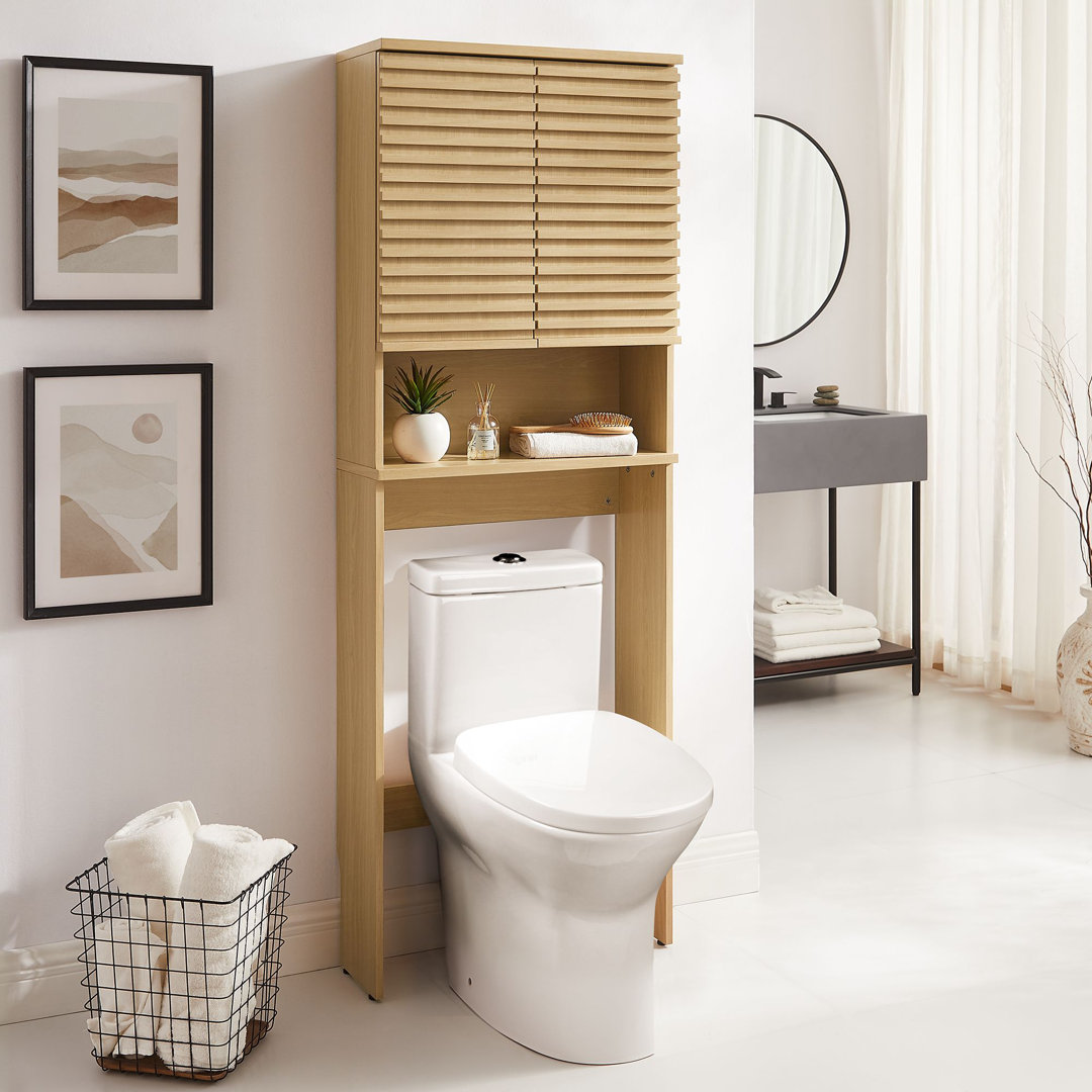 Render Over The Toilet Bathroom Storage Cabinet Modway 