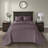Madison Park Quebec Reversible Quilt Set - Cozy Purple Full/queen