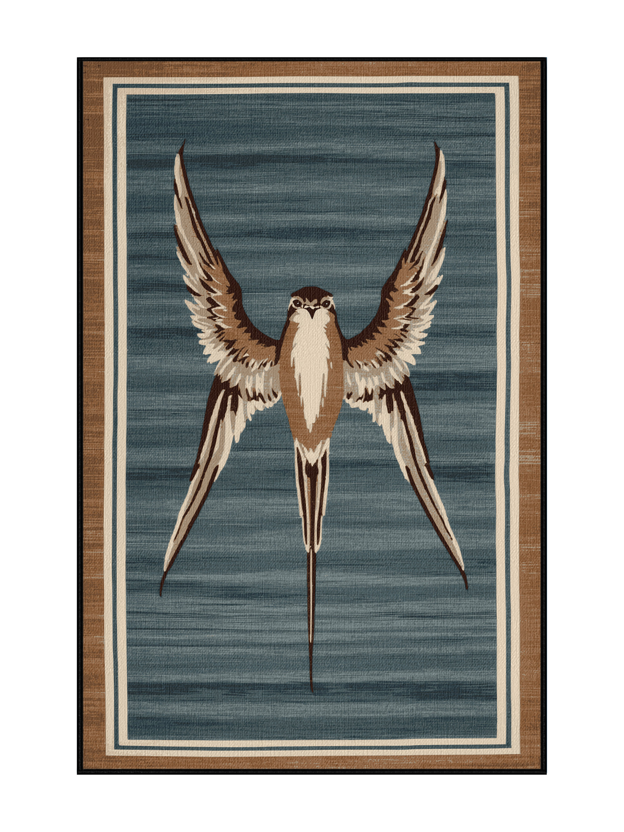 One Allium Way® Washable Common Swift Birds Area Rug | Wayfair