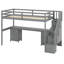 Lit mezzanine simple avec tiroirs Johntavis Kids-1850980230