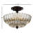 Assuntina Glass Semi Flush Mount