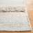 Vermont Hand Woven Wool/Cotton Striped Rug in Beige/Gray-1053236928