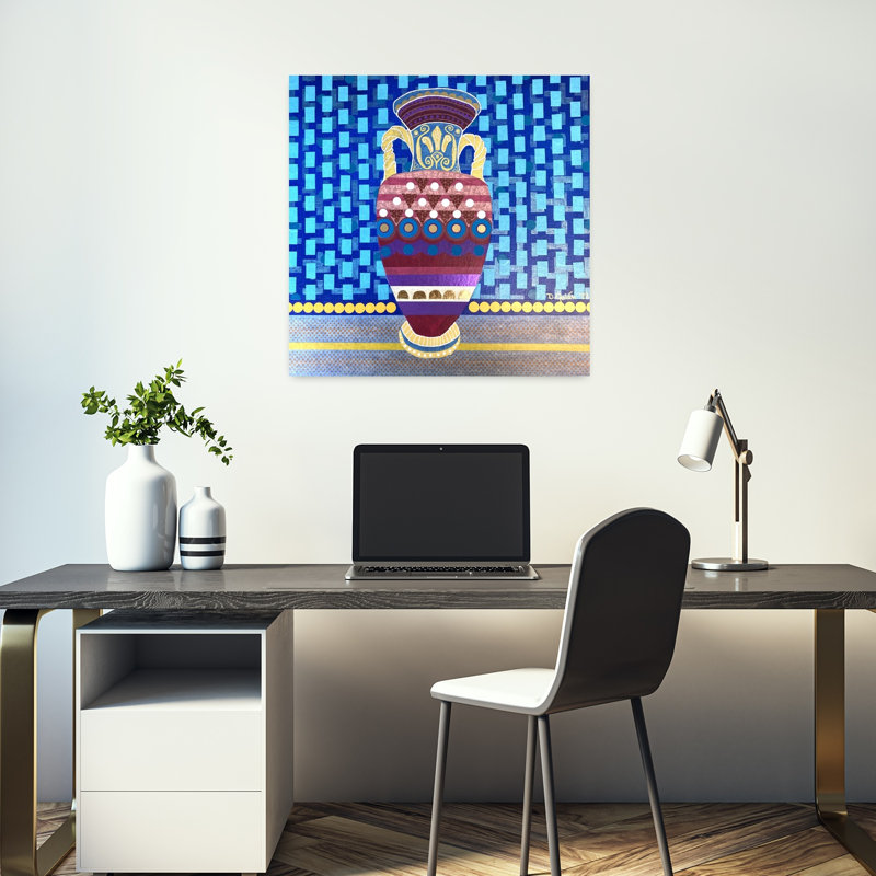 Art contemporain, art contemporain abstrait, H 18 po x l 18 po
