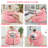  45" U-Shaped Pillow Bean Bag Chair For Adults And Kids Beanbag Chair With Washable Cover Lightpink-1256839962