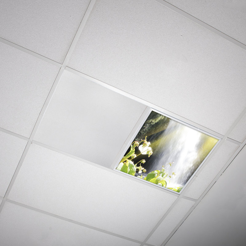 Waterfall Square Fixture Component Ceiling Light