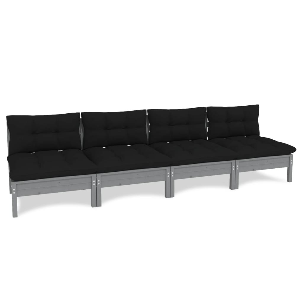 Gartensofa Amiiyah mit Kissen