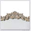 Miroir arqué pleine longueur 66 po x 36 po, cadre doré élégant pour le salon et la chambre à coucher
