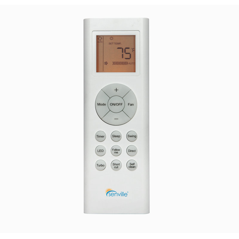 Senville 18000 BTU White Mini Split Air Conditioner with Heater and Alexa