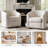Amiir Swivel Barrel Chair Built-in Pocket Spring-620851589