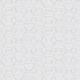 Atmosphere Geometric Hextex Design 33' L x 21" W Wallpaper Roll