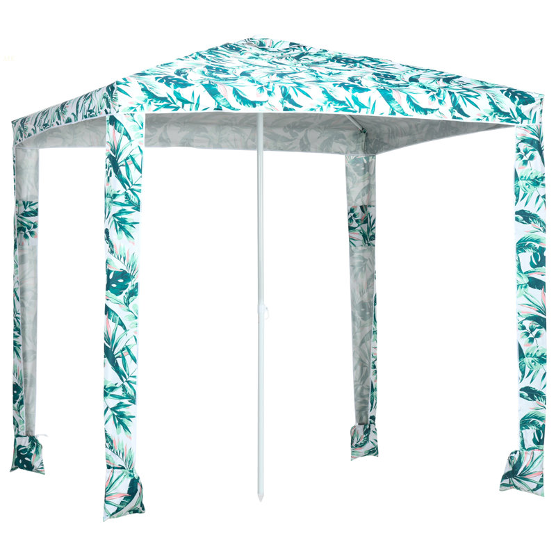Parasol Outsunny Quick Beach Cabana