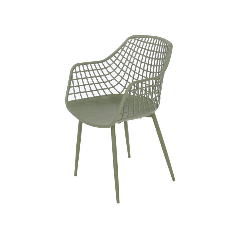 Daykin 2 - Person Patio Dining Set with Round Table, Green