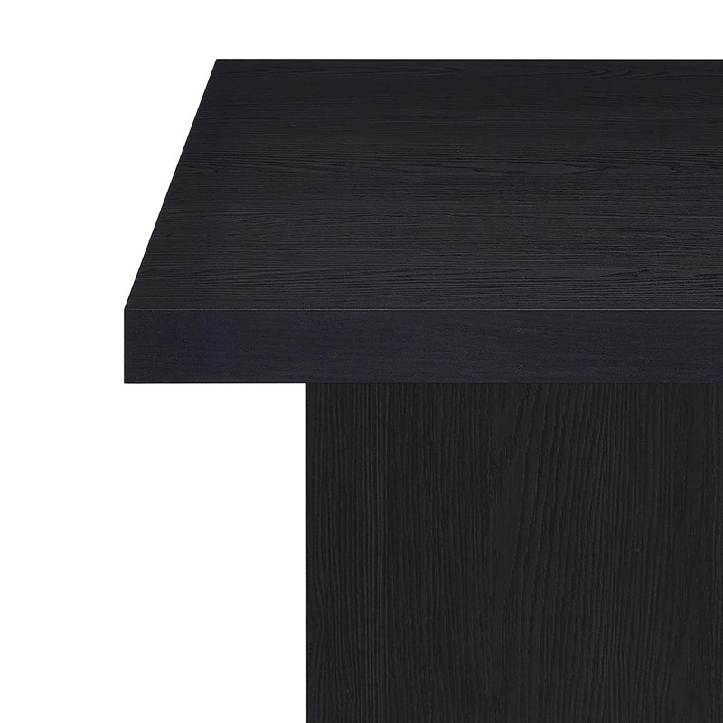 Exeter Black Square End Table