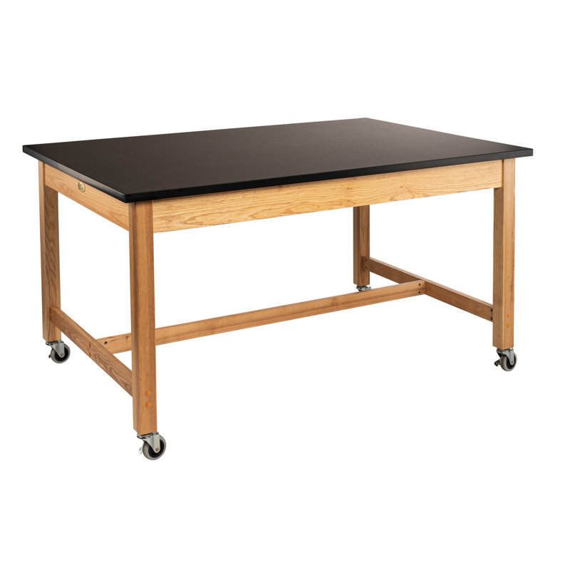 Table en bois, H 36 po x L 60 po x l 24 po, Phénolique