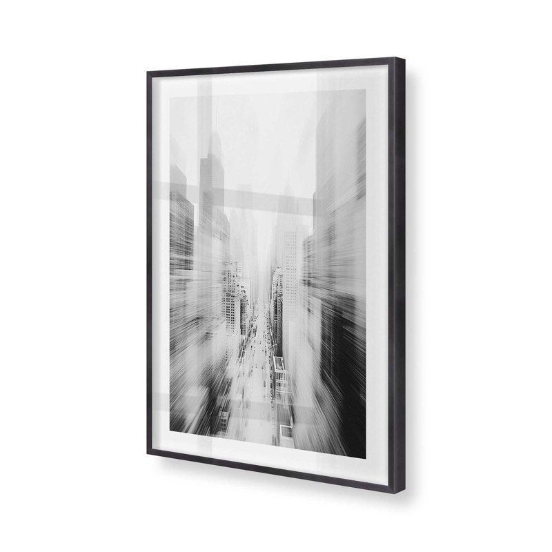 Pulsion urbaine, Cadre photo simple en zinc vieilli, H 9,25 po x l 11,25 po