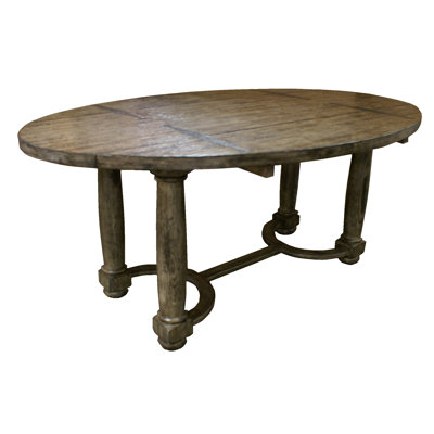 Farm Extendable Oval Solid Wood Dining Table