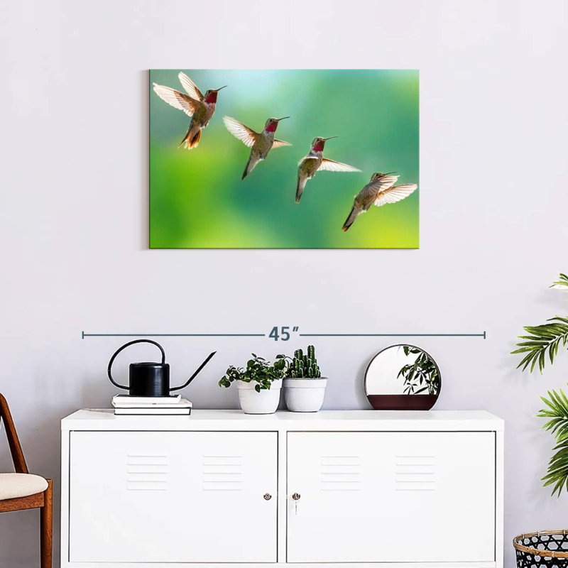 Colibris volants, H 20 po x l 30 po