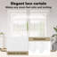 Curtains With Curtains Floral White Polyester-100930309