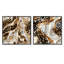 Laurent - Ensemble de 2 collages abstraits carrés-102162920-102162917