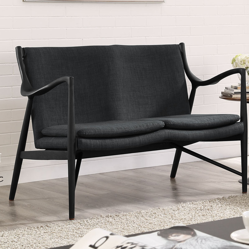 Modway Heed Loveseat, Wool/Viscose Grey