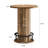 39.4" H Round Dining Table, Small Kitchen Bar Table with Footrest for  Dining Room, Pub, Bar-1772202712