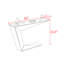 Console en métal de style italien.-943363820