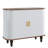 Mid-Century Modern Bar Cabinet & Coffee Bar Cabinet with Wine Racks and Glass Holders-686770765