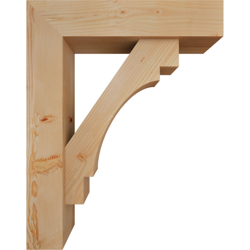 Support Merced Block avec support décalé, 38 x 30, Sapin Douglas de l 7 1/2 (lisse)
