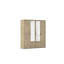 Hinged door wardrobe ESSEA in a simple design, modern handle-104828556-104200979