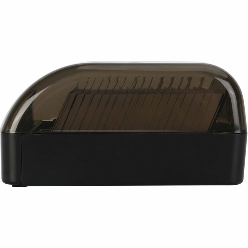 Lorell Desktop Business Card File, 3" H x 7" L x 4" W