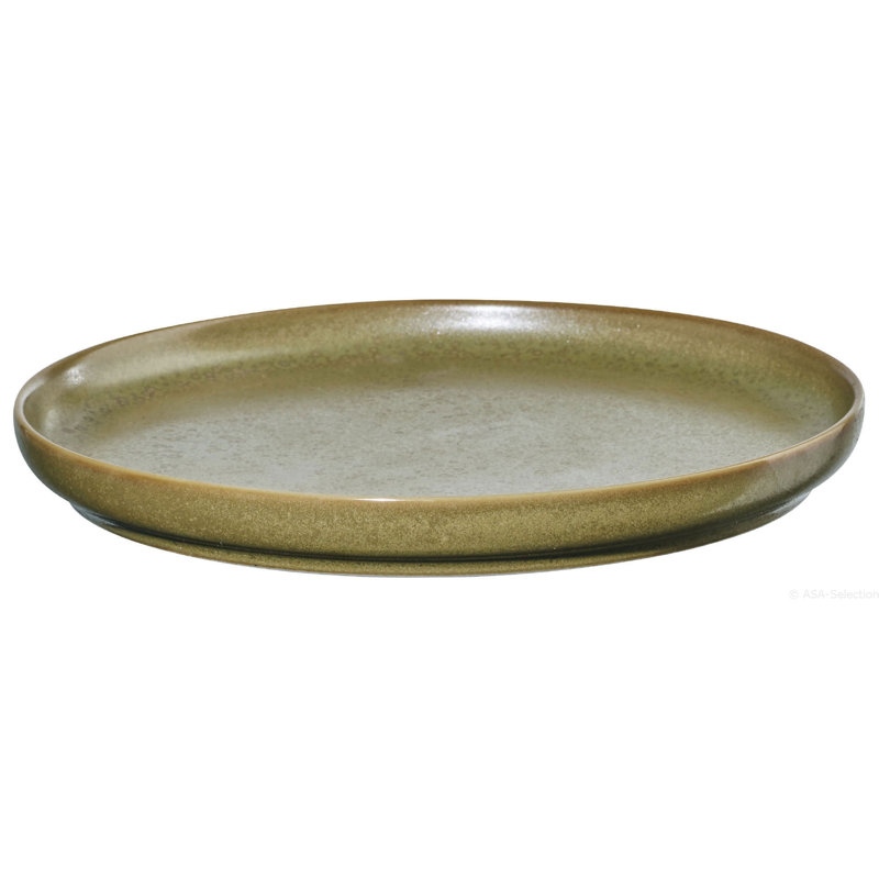 ASA Selection coppa nori bread plate, dessert plate, cake plate, porcelain, 15cm, Yellow