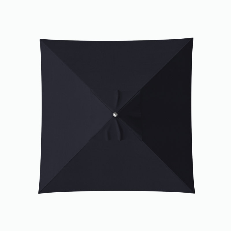 Parasol de marché Boehlke 7 pi 6 po, Toile bleu marine Sunbrella®