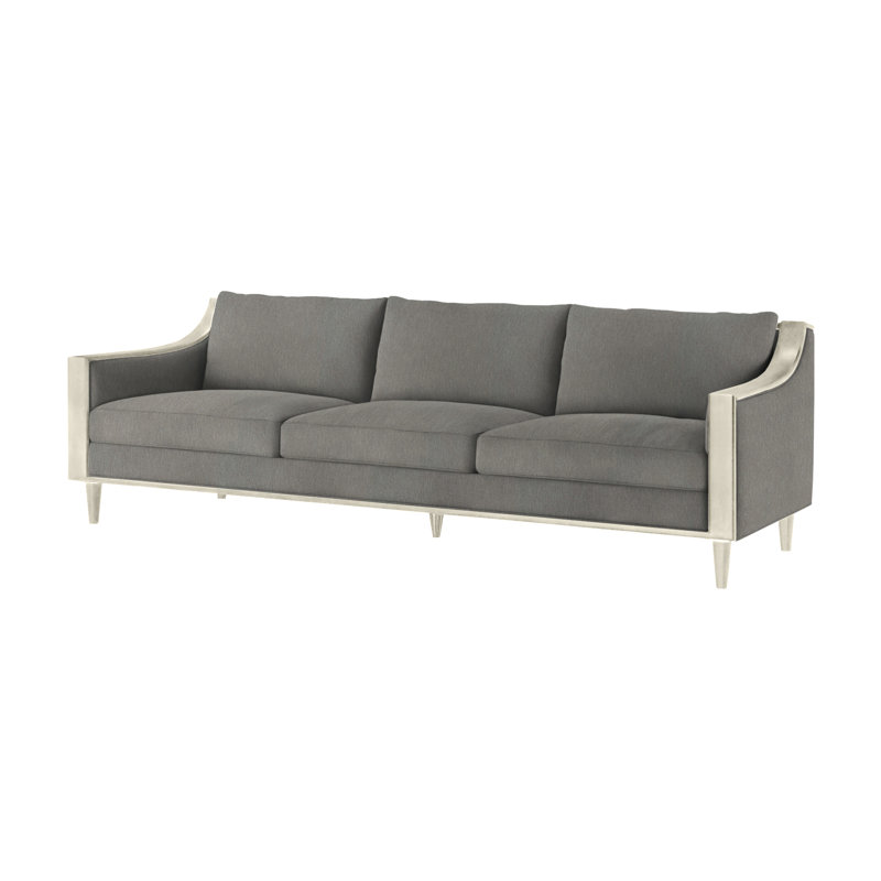 Carl Sofa, Synergy Oatmeal (Performance fabric) 1142-01, Salted White