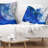 Blue Swirling Clouds - Abstract Printed Pillow-89810720-29350347