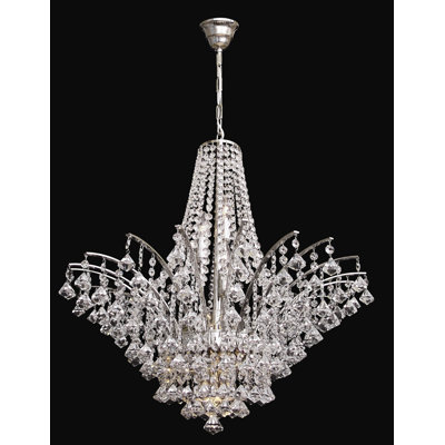 Brandon 12 - Light Crystal Integrated LED Chandelier