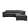 99.5" L Shaped Sectional Sleeper Sofa 2 in 1 Convertible Sleeper Sofa Bed With Pull Out Bed And Cup