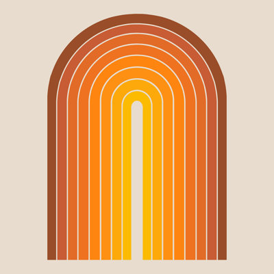 " Colour Poems Gradient Arch Sunset "
